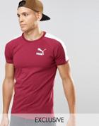 Puma Retro T-shirt In Muscle Fit Exclusive To Asos - Red