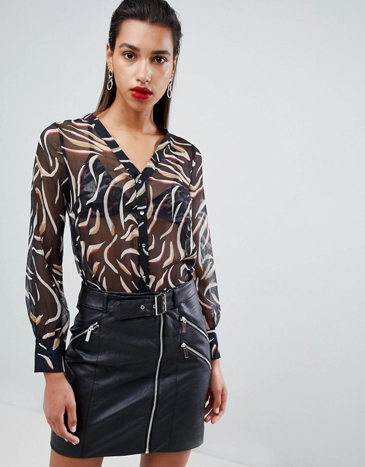 Morgan Printed Blouse