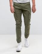 Only & Sons Cargo Pant In Skinny Fit - Green