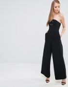 C/meo Collective Wide Leg Jumpsuit - Black