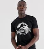 Asos Design Tall Jurassic Park T-shirt-black