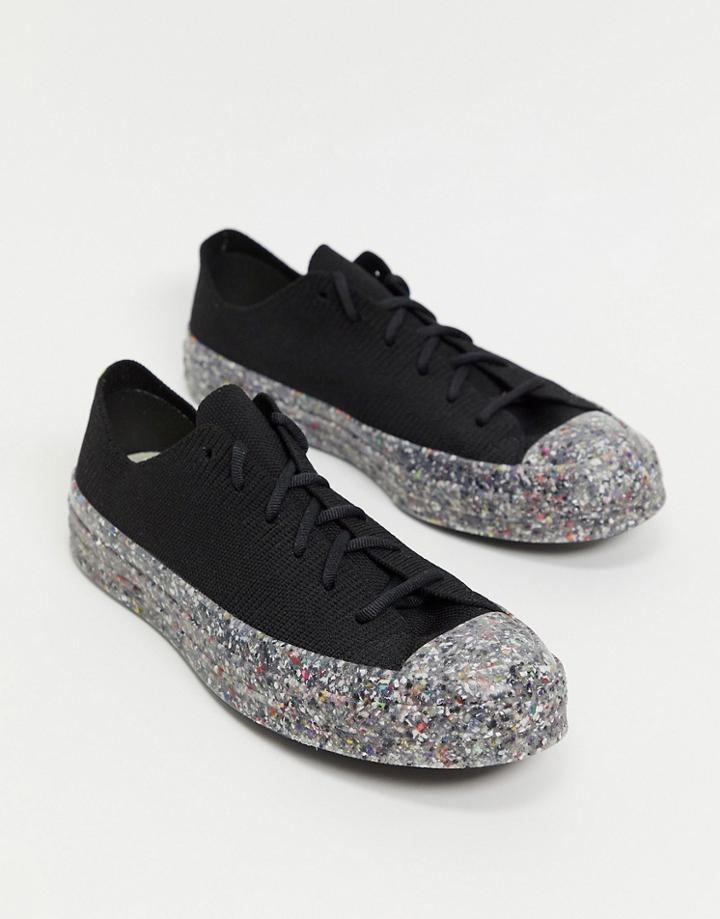 Converse Chuck 70 Ox Renew Knit Sneakers In Black