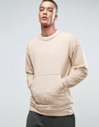 Criminal Damage Fleek Sweatshirt - Beige