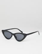 Pieces Cateye Sunglasses - Black