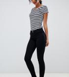 Only Tall Skinny Leg Push Up Effect Jean - Black