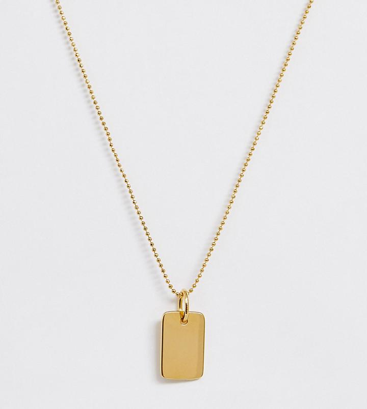 Astrid & Miyu 14k Gold Plated Pendant Necklace