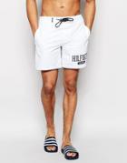Tommy Hilfiger Logo Board Shorts - White