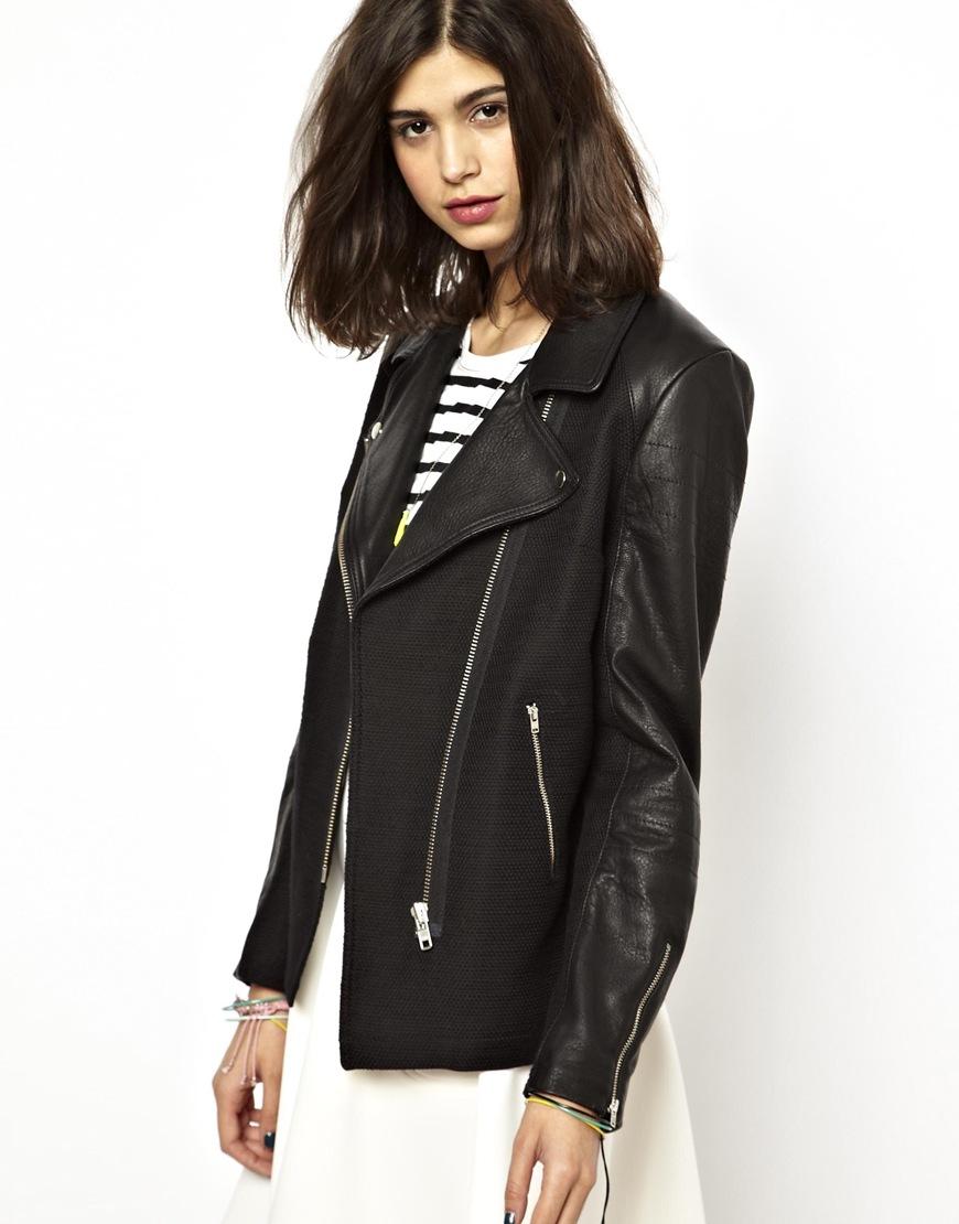 Essentiel Antwerp Oversized Jacket In Leather Look | LookMazing