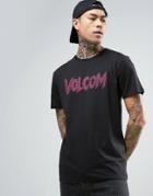 Volcom X Tetsunori T-shirt With Large Logo - Black