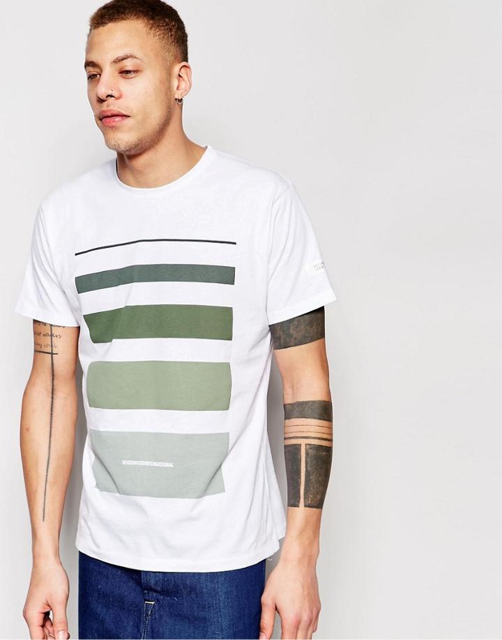 Wood Wood Fade T-shirt - White