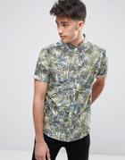 Another Influence Palm Print Shirt - Green