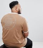 Duke Plus T-shirt With Back Print - Beige