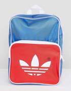 Adidas Originals Adicolor Retro Backpack In Blue Cw2619 - Blue