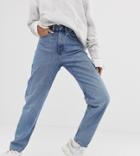 Weekday Lash Oversized Mom Jean In Light Blue