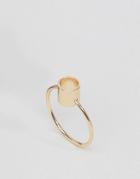 Asos Easy Open Shape Ring - Gold