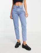 & Other Stories Xoxo Organic Cotton Stretch Tapered Jeans In Fresh Blue