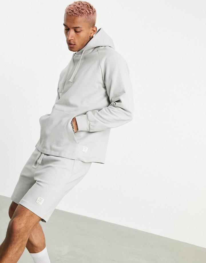 Pull & Bear Hoodie In Gray - Part Of A Set-grey