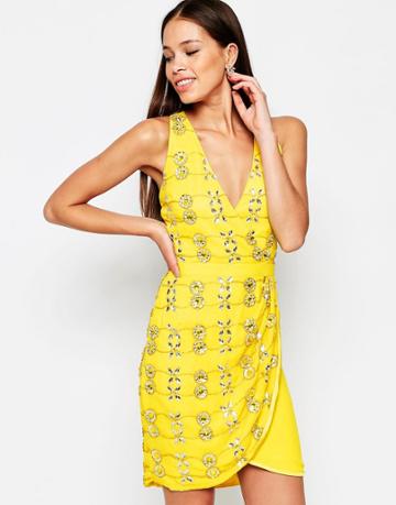Virgos Lounge Lia Dress - Yellow