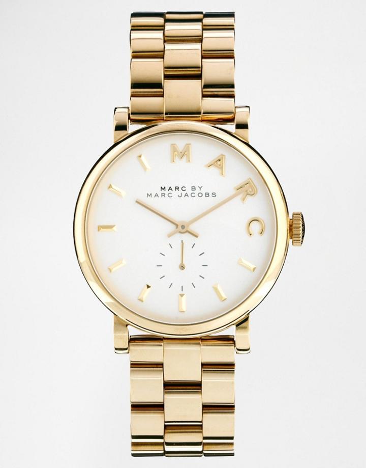 Marc Jacobs Baker Gold Watch Mbm3243 - Gold