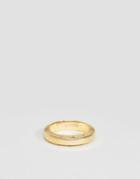 Mister Timless Band Ring In Gold - Gold