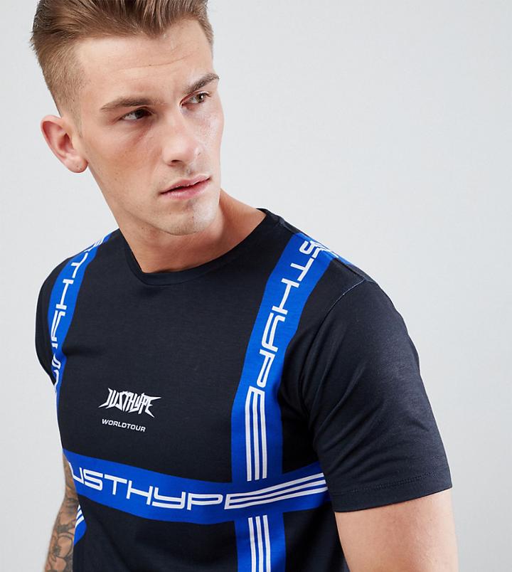 Hype T-shirt With Racing Print Exclusive To Asos - Black