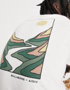 Billabong Gateway T-shirt In Off White