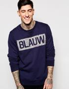 Scotch & Soda Sweatshirt With Blauw - Blue