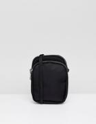 Asos Design Mini Multi Compartment Messenger Bag - Black