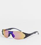 Crooked Tongues Rave Unisex Sunglasses-black
