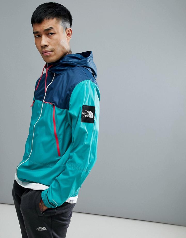 The North Face 1990 Mountain Jacket Hooded In Green/blue - Green