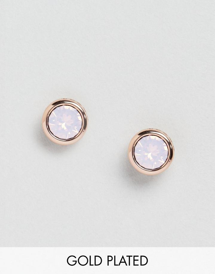 Ted Baker Sinaa Crystal Stud Earrings - Gold