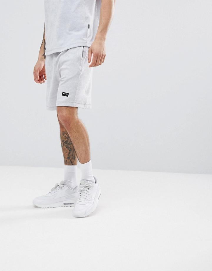 Nicce London Shorts In Towelling - Gray