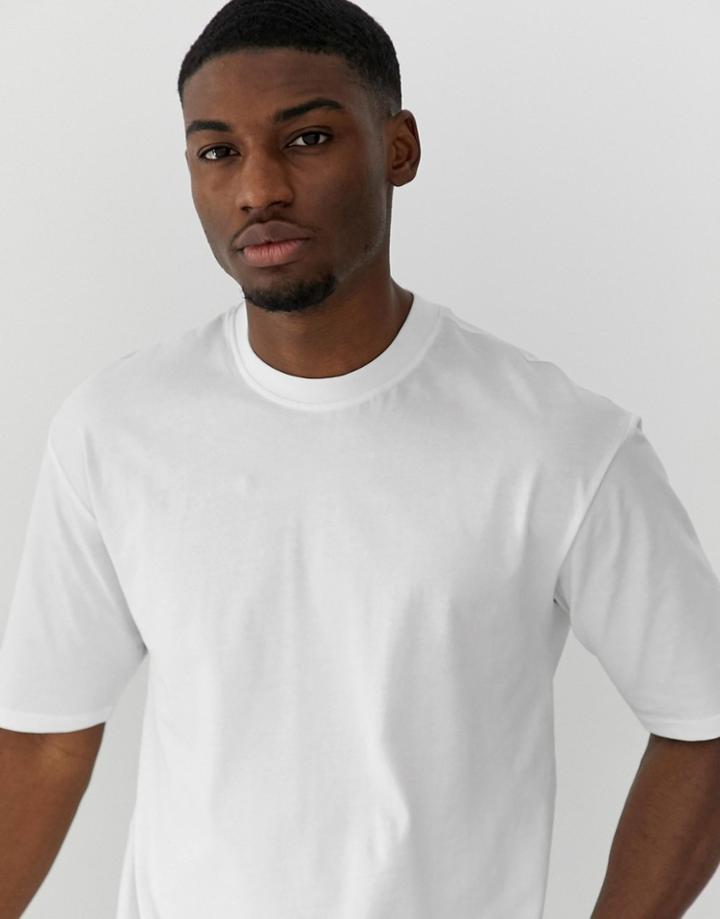 Only & Sons Oversized T-shirt In White