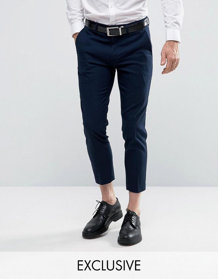 Only & Sons Skinny Cropped Pants - Navy