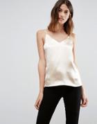 Vero Moda Satin Cami Top - White