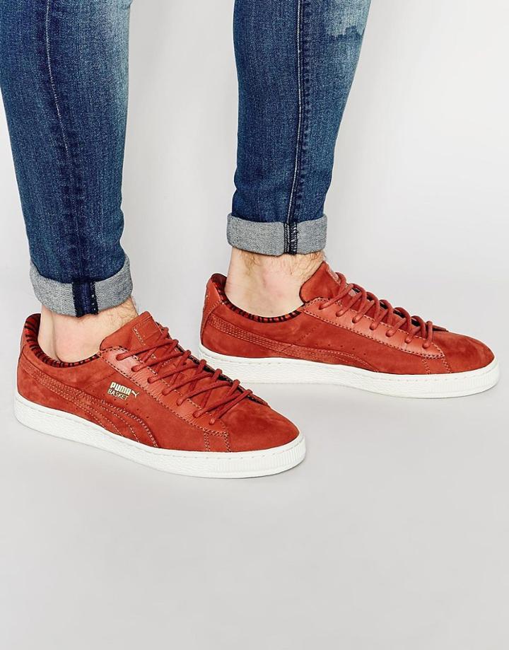 Puma Basket Classic Citi Pack Sneakers - Red