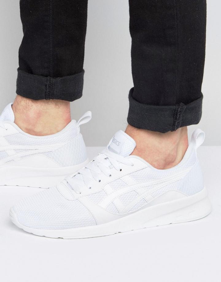 Asics Lyte Jogger Sneakers In White H7g1n 0101 - White