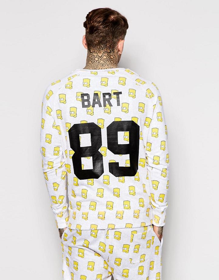 Eleven Paris X Life Is A Joke Bart Sweatshirt - White