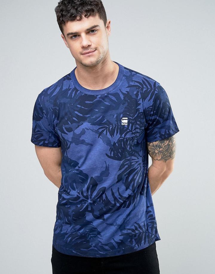 G-star Relax Palm T-shirt - Blue