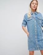 Wrangler Denim Trucker Dress - Blue
