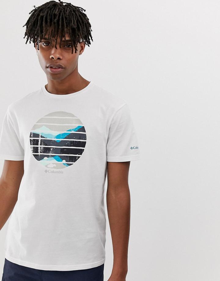 Columbia Lana Montaine T-shirt In White - White