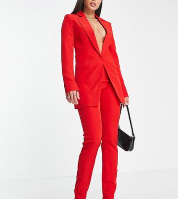 Unique21 Tall Tailored Pants In Red