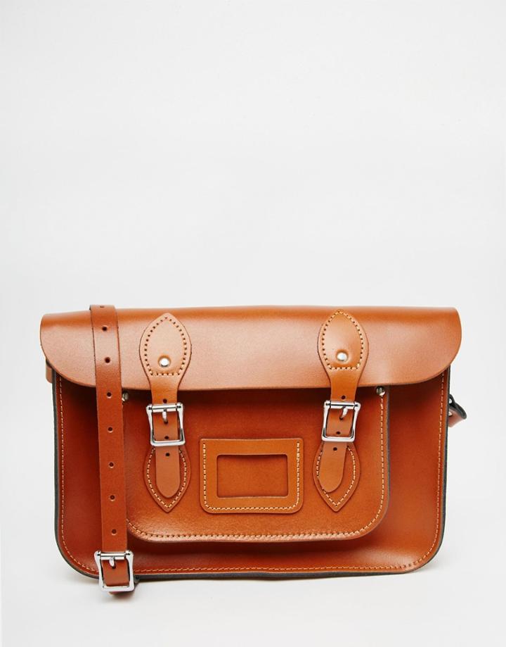The Leather Satchel Company 12.5 Satchel - Tan