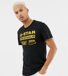 G-star Swando Graphic Logo T-shirt In Black - Black