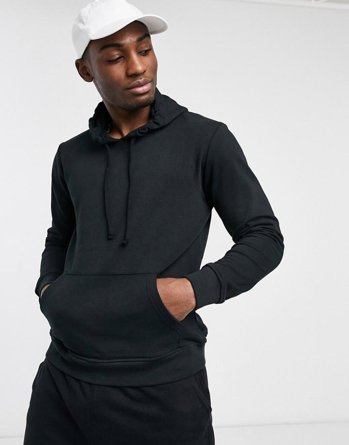 Brave Soul Overhead Hoodie In Black