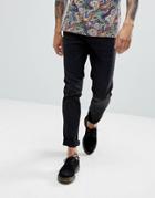 Pretty Green Castlefield Skinny Jeans In Black - Black