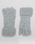 Boardmans Knitted Gloves - Gray