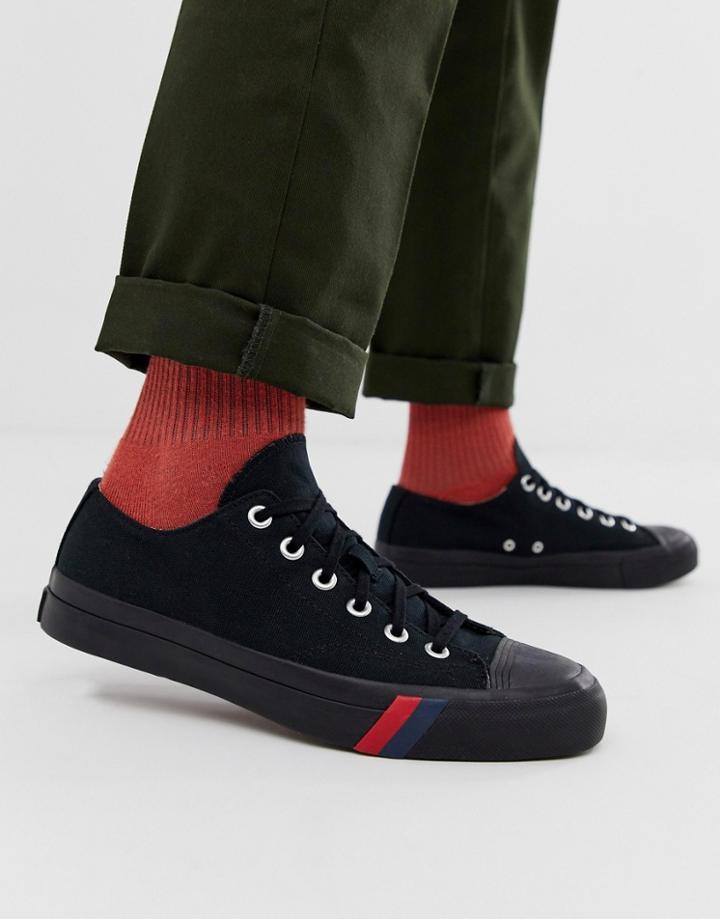 Pro Keds Royal Lo Classic Canvas Sneaker In Black - Black