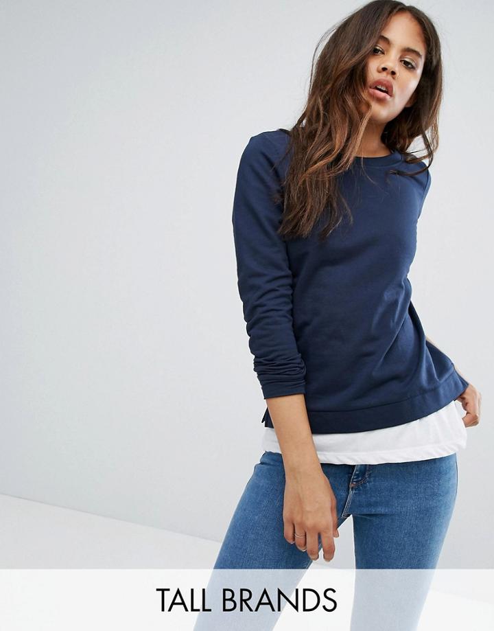 Vero Moda Tall Sweatshirt - Navy