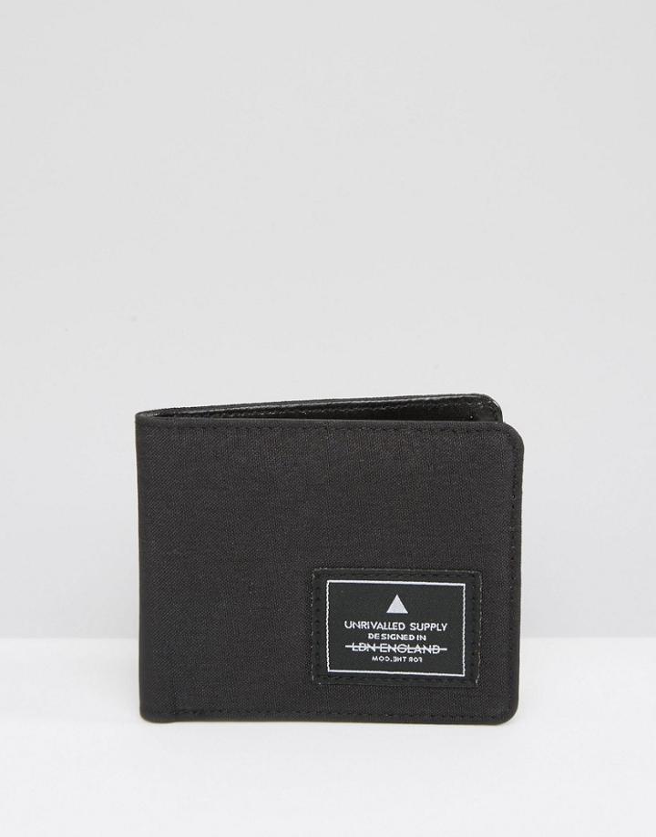 Asos Wallet In Black - Black